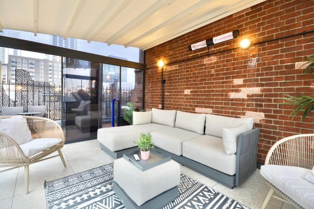 3 X Bedroom Riverside Flat With Hot Tub On Roof Terrace Лондон Экстерьер фото